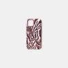 Funda para móvil metalizada con estampado de mariposas Pink Funda para móvil metalizada con estampado de mariposas Pink