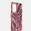Funda para móvil metalizada con estampado de mariposas Pink Funda para móvil metalizada con estampado de mariposas Pink
