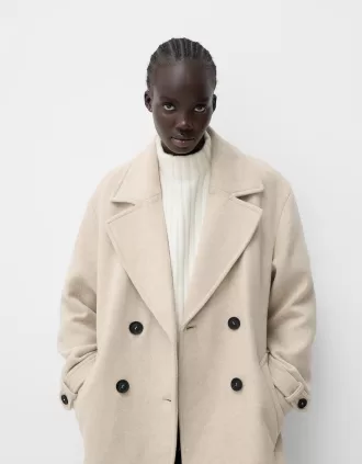 Gabardina Off white