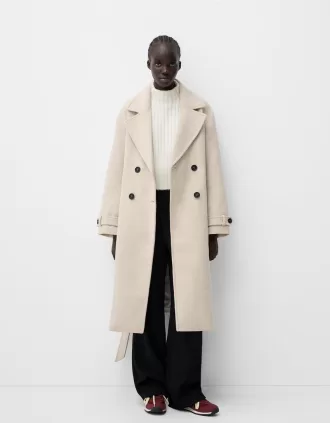 Gabardina Off white