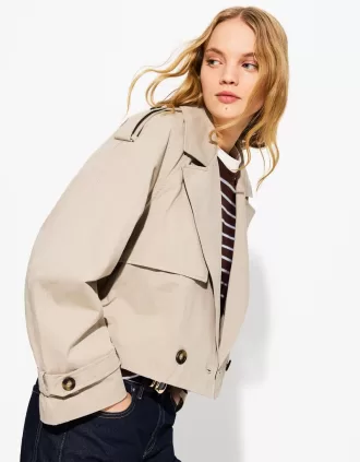 Gabardina corta Sand
