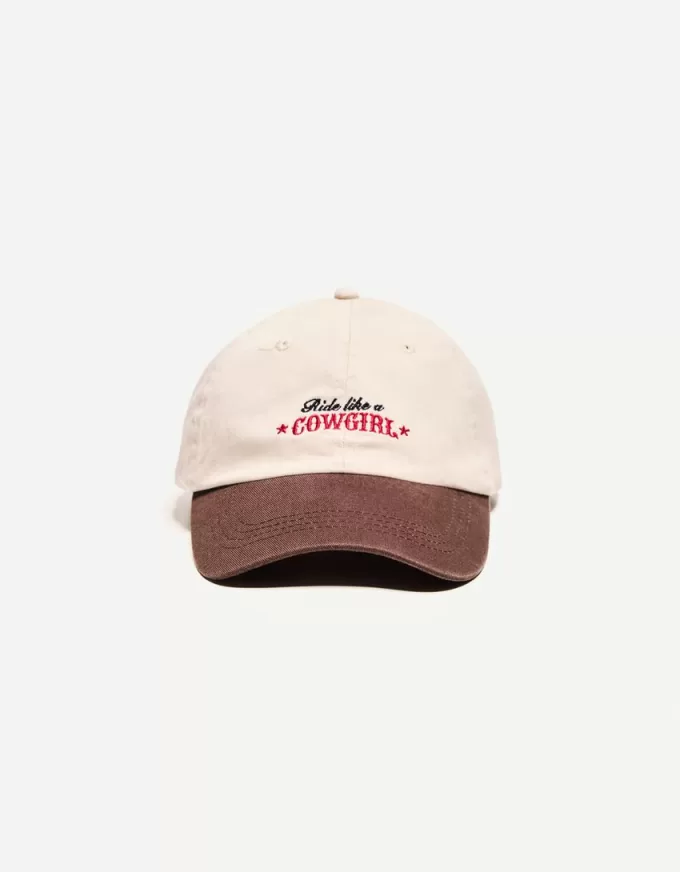 Gorra bordada Cream Gorra bordada Cream