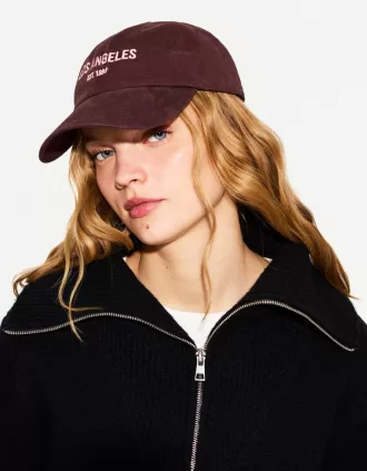 Gorra bordada Brown