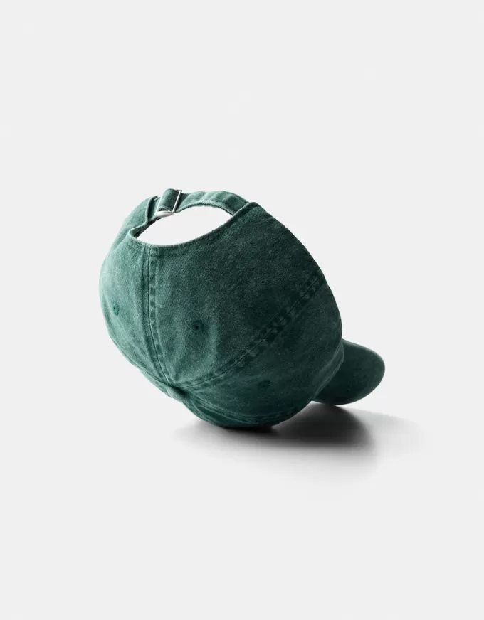 Gorra desteñida con bordado Green Gorra desteñida con bordado Green