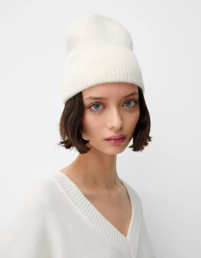 Gorro de canalé Cream