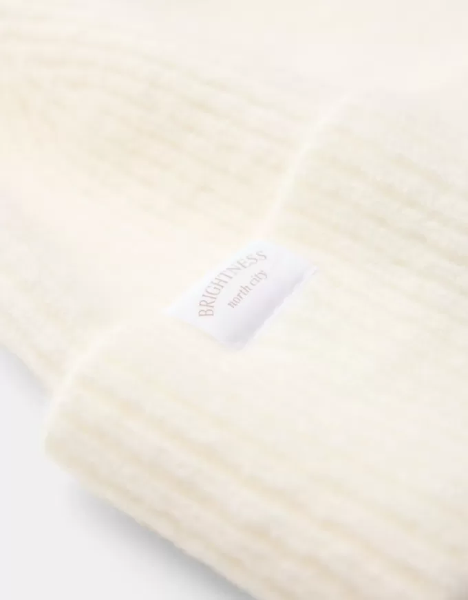 Gorro de canalé Cream