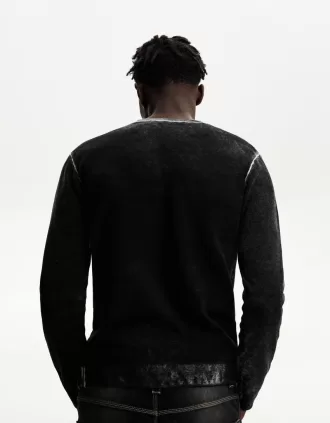 Jersey contraste Black