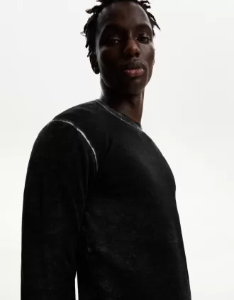 Jersey contraste Black