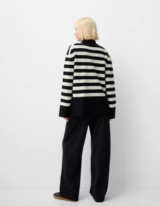 Jersey de cuello alto Black
