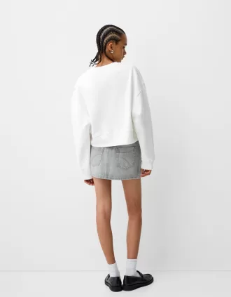 Jersey de manga larga I Love New York White