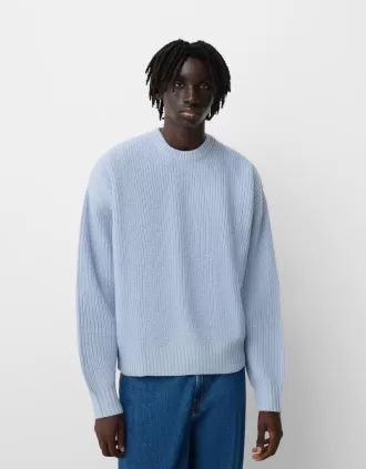 Jersey punto revés Blue