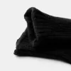 Manoplas cortas canalé Black