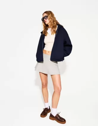 Mini falda Grey