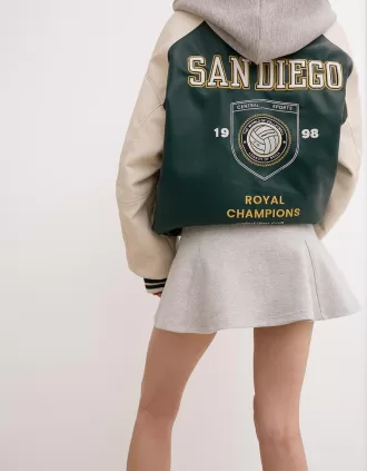 Mini falda Grey