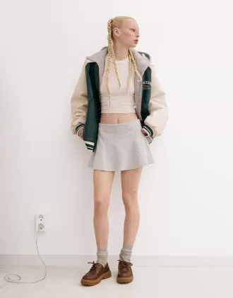 Mini falda Grey