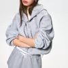Minifalda con doble cintura Grey