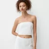 Minifalda con pedrería Off white