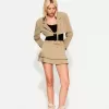 Minifalda con pliegues Sand
