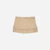 Minifalda con pliegues Sand
