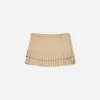 Minifalda con pliegues Sand