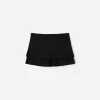 Minifalda con pliegues Black