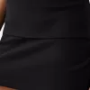 Minifalda con pliegues en la cintura Black