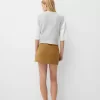 Minifalda de antelina Brown