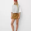 Minifalda de antelina Brown