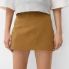 Minifalda de antelina Brown
