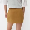 Minifalda de antelina Brown