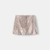 Minifalda de lentejuelas Silver