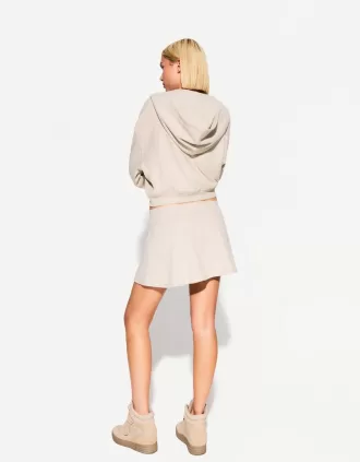 Minifalda tacto suave Sand