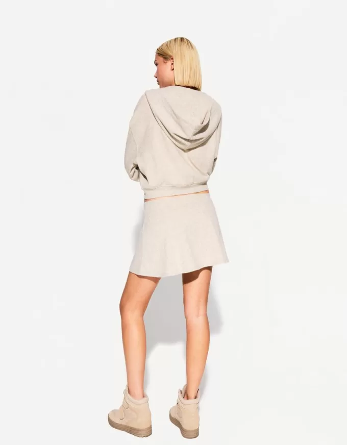 Minifalda tacto suave Sand