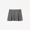 Minifalda tacto suave Dark grey