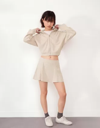Minifalda tacto suave Sand