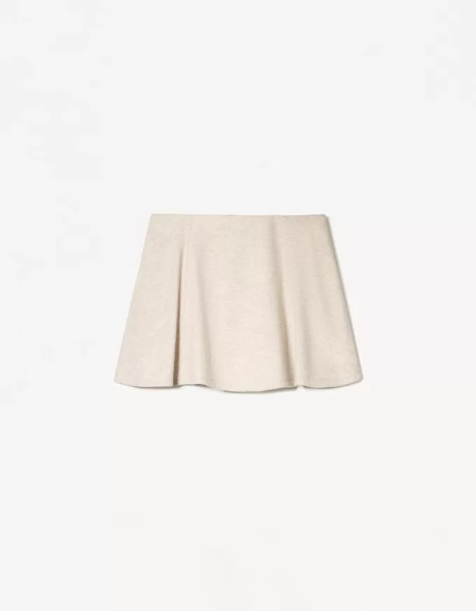 Minifalda tacto suave Sand