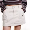 Minifalda utilitaria Off white