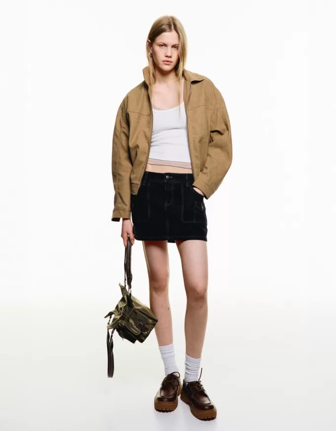 Minifalda utilitaria Black