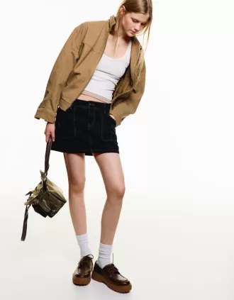 Minifalda utilitaria Black