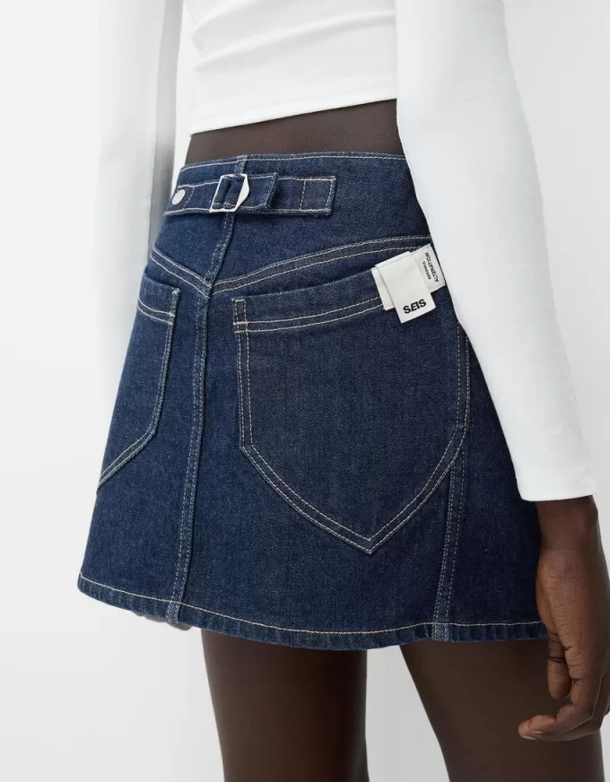 Minifalda vaquera Navy