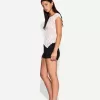 Minishorts de punto Black