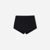 Minishorts de punto Black