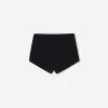 Minishorts de punto Black