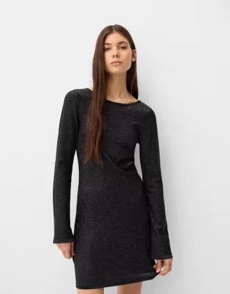 Minivestido brillante Black