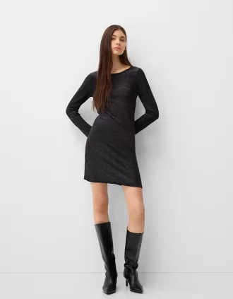 Minivestido brillante Black