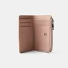 Monedero con estampado animal efecto charol grabado Pink