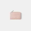 Monedero con estampado animal efecto charol grabado Pink