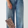 Monedero estampado animal Brown
