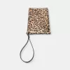 Monedero estampado animal Brown