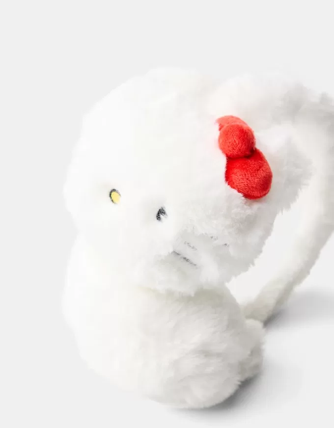 Orejeras Hello Kitty pelo sintético White